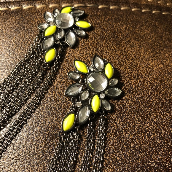 8 pair lot // STATEMENT hook dangle earrings // dressy // party // trendy - Picture 6 of 16